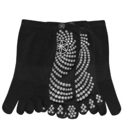 Gaiam Grippy Yoga Socks (2 Pack) 16 Gaiam Grippy Yoga Socks (2 Pack) -Hot Sale Everyday Yoga Store 7023403466795 blackgrey 1a