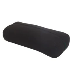 Jade Yoga Rectangular Bolster Black