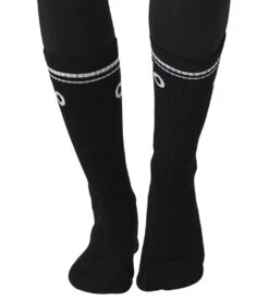 Alo Women's Throwback Barre Sock Black/White -Hot Sale Everyday Yoga Store 7069330866219 blackwhite