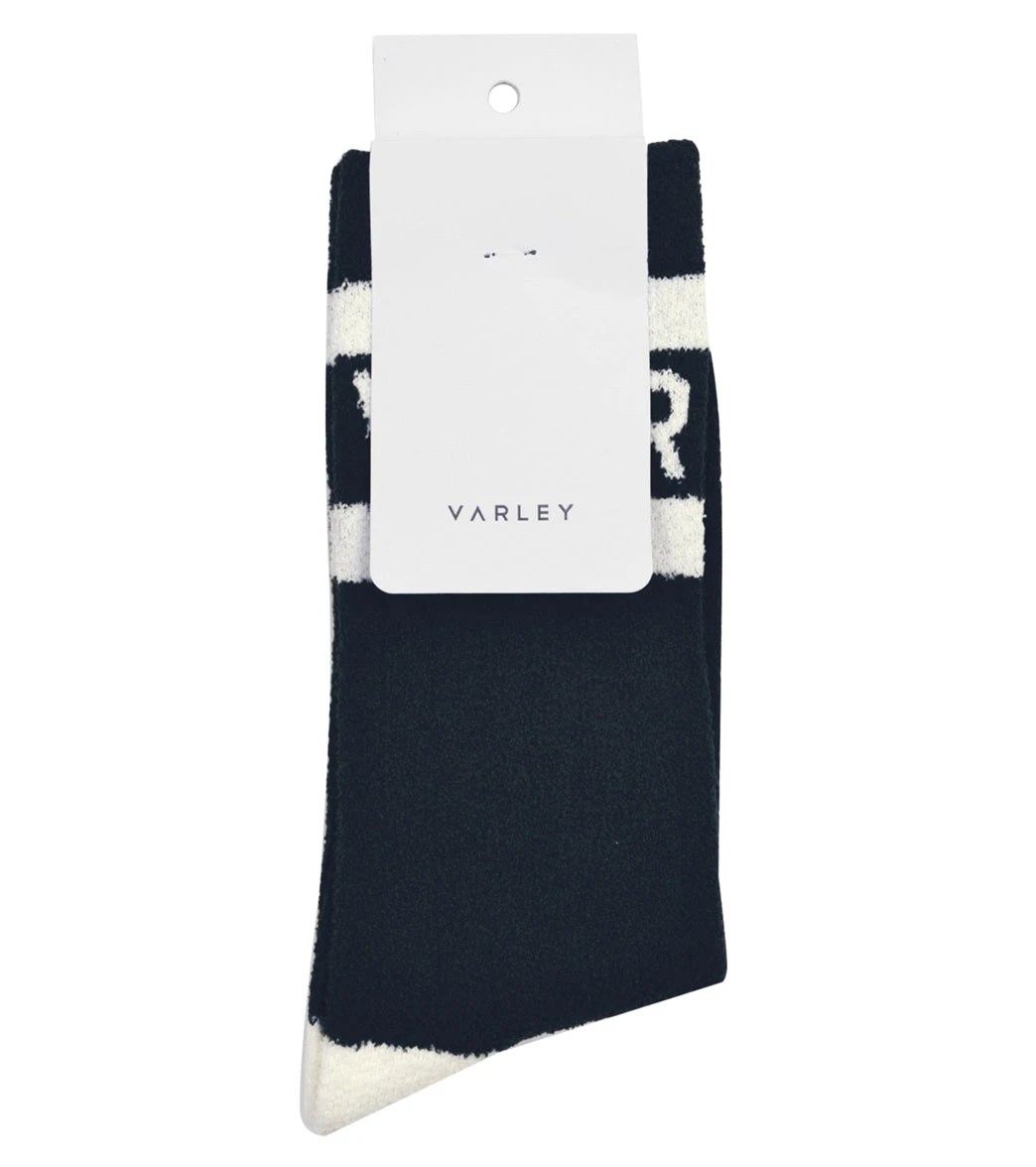 Varley Spencer Sock Black/Egret 2 Varley Spencer Sock Black/Egret - Image 2