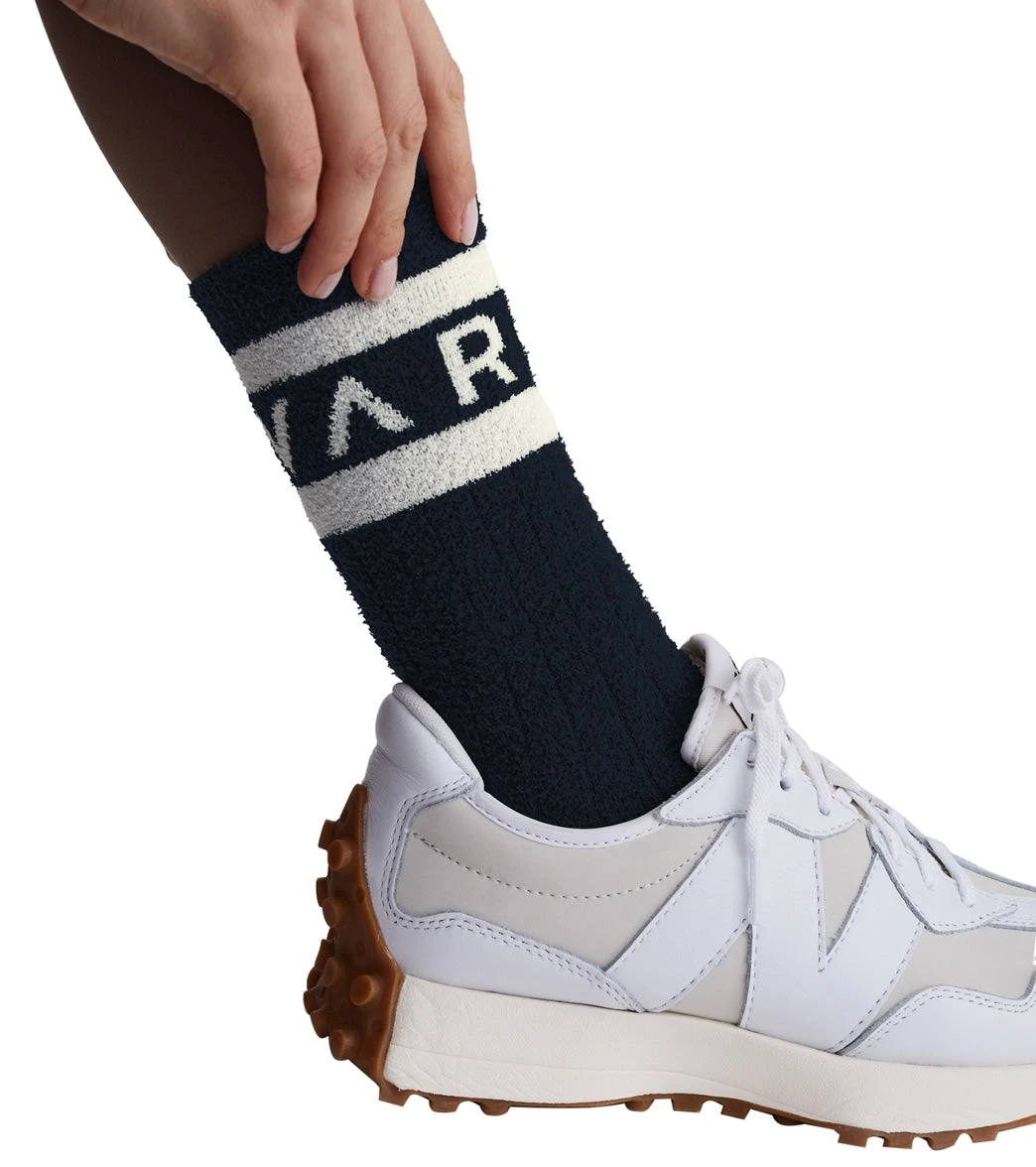 Varley Spencer Sock Black/Egret 3 Varley Spencer Sock Black/Egret - Image 3