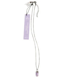 GeoCentral Amethyst Pendant Necklace -Hot Sale Everyday Yoga Store 7087190802475 pewterandamethyst