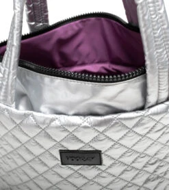 Vooray Naomi Tote Quilted Silver