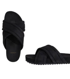 Varley Ronley Quilted Slides 2.0 -Hot Sale Everyday Yoga Store 7096493604907 black