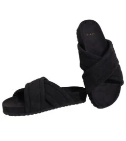 Varley Ronley Quilted Slides 2.0 Black