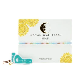 Lotus And Luna Anklet Multi