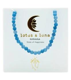 Lotus And Luna Nirvana Healing Necklace Blue